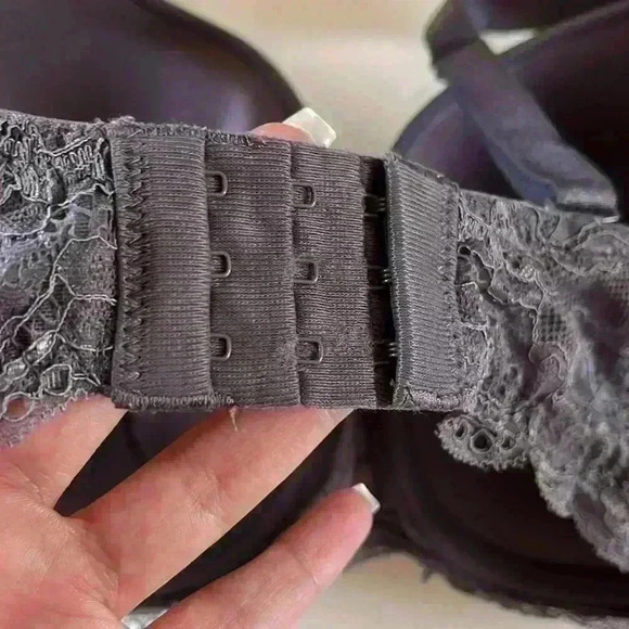 Affinitas Intimates Bra deep lavender charcoal sz 38DD - Picture 3 of 7